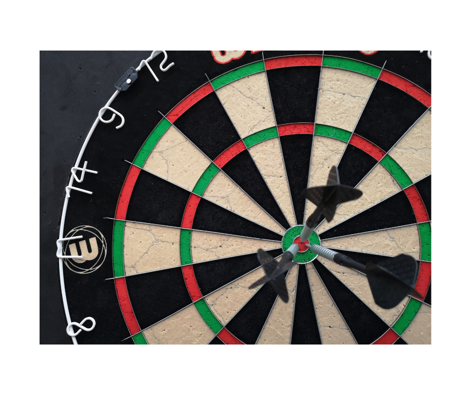 Diana con flechas clavadas, posicionamiento de negocio.